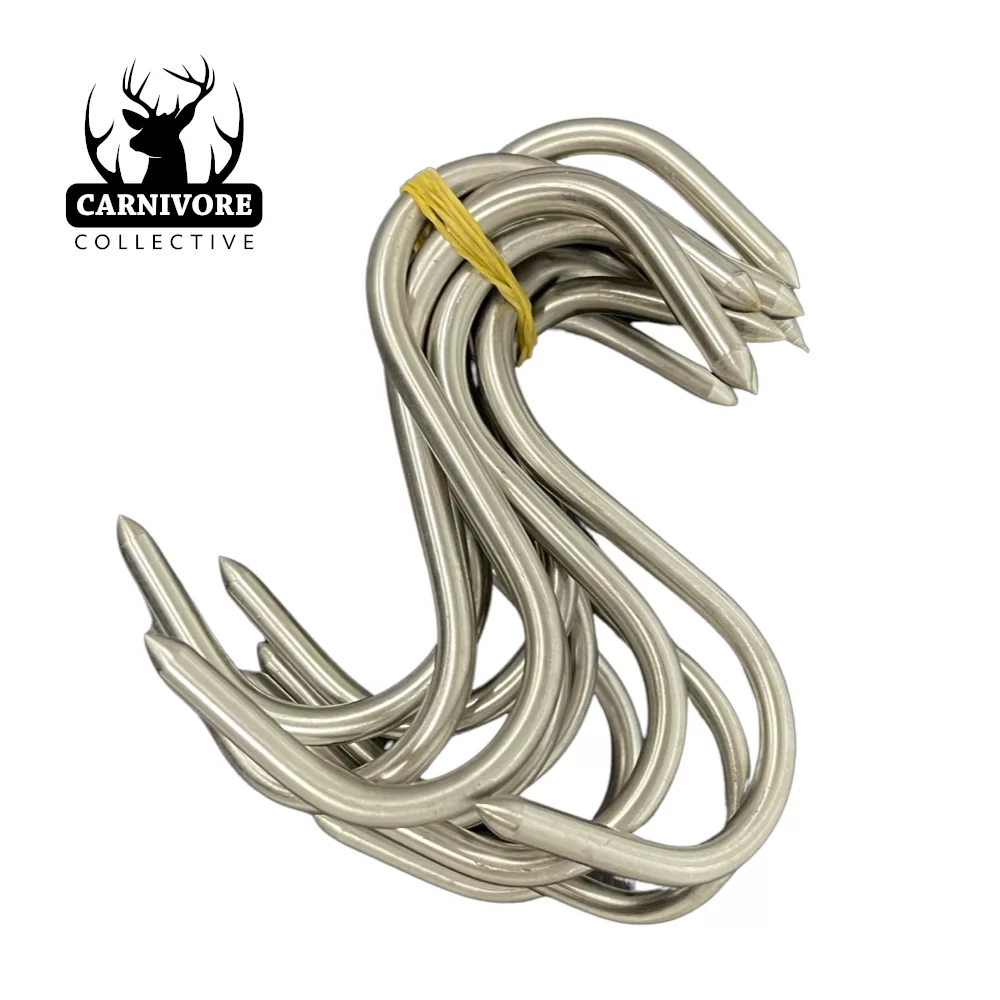 Carnivore Collective 10 x 4" S Hooks