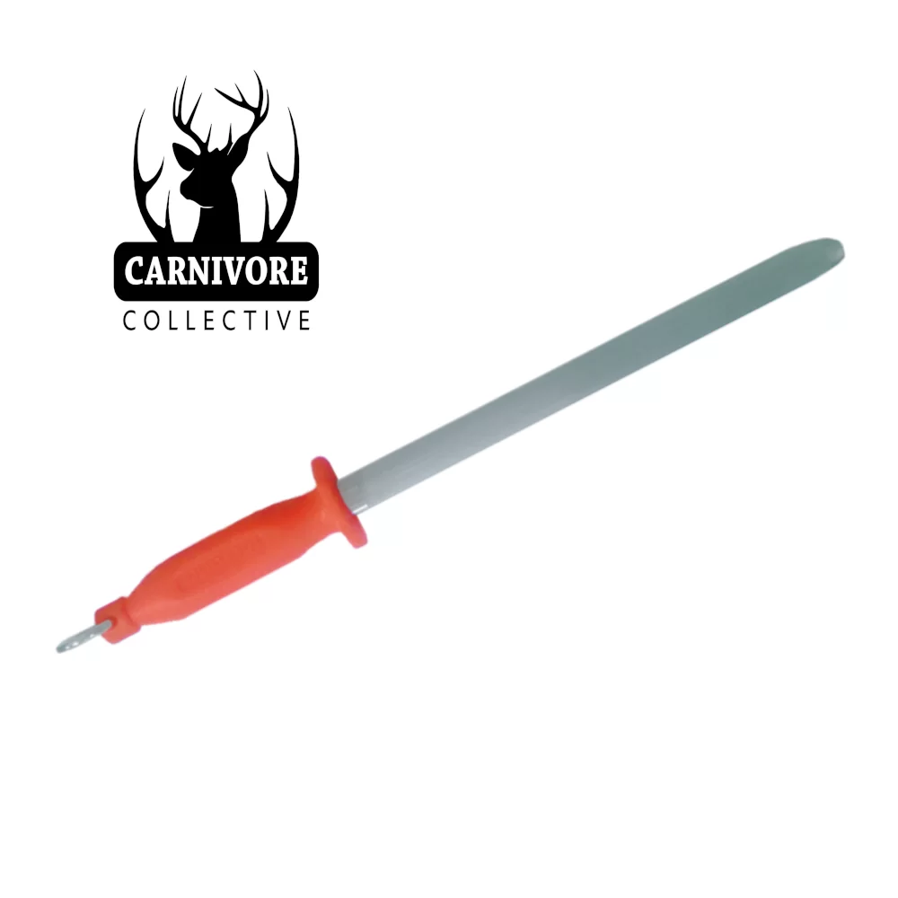 Carnivore Collective 12" Oval Regular Cut Sharpening Steel
