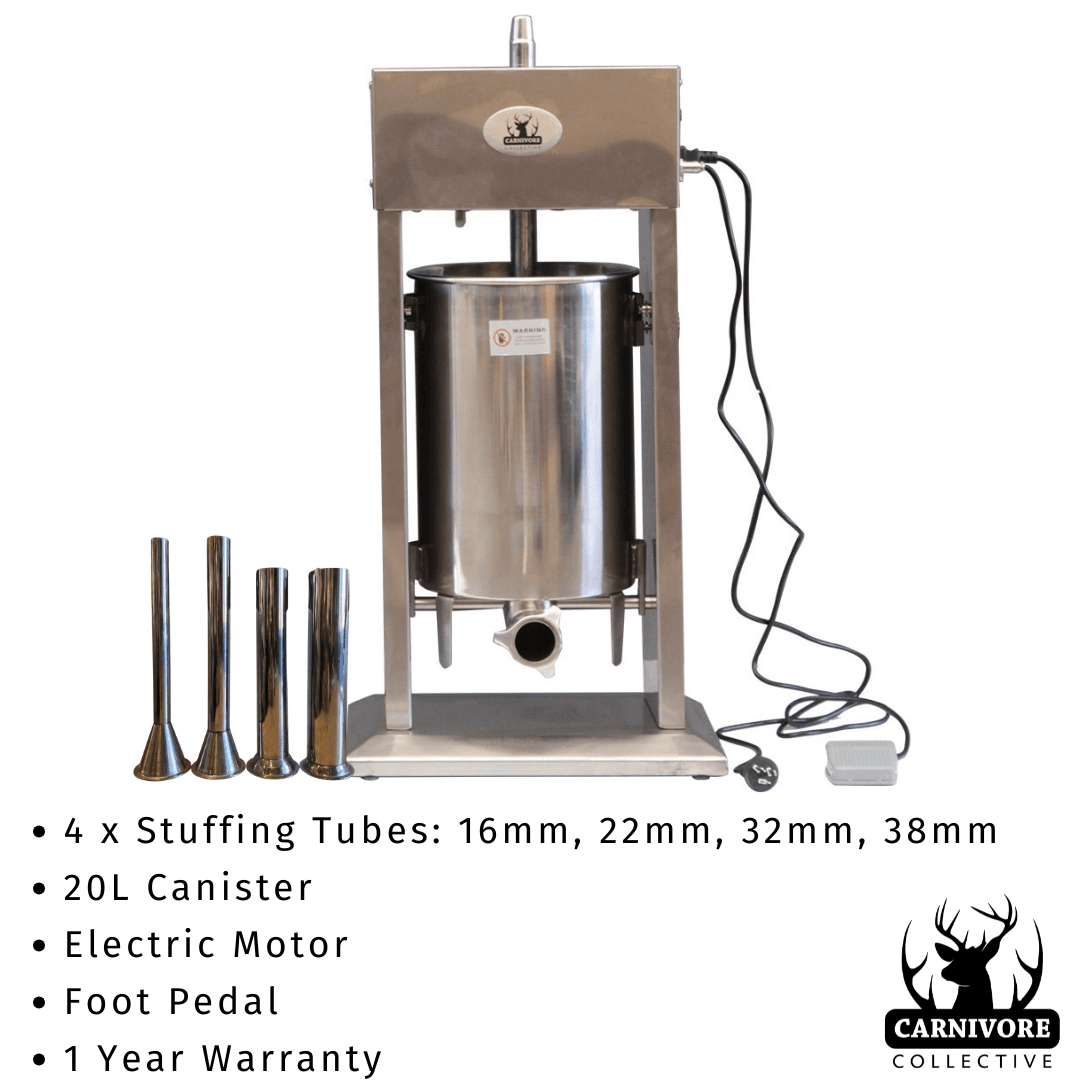 Carnivore Collective 20L Electric Traditional Sausage Stuffer